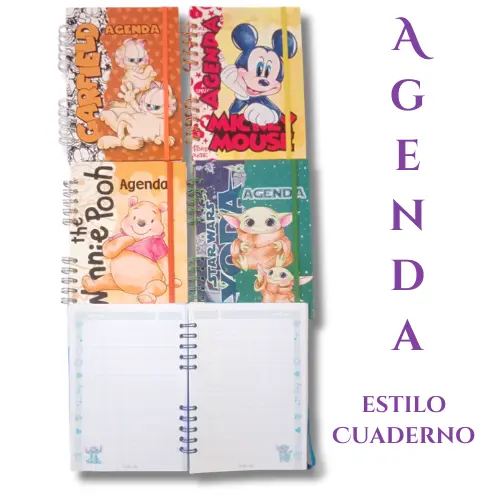 Agenda Tipo Cuaderno 