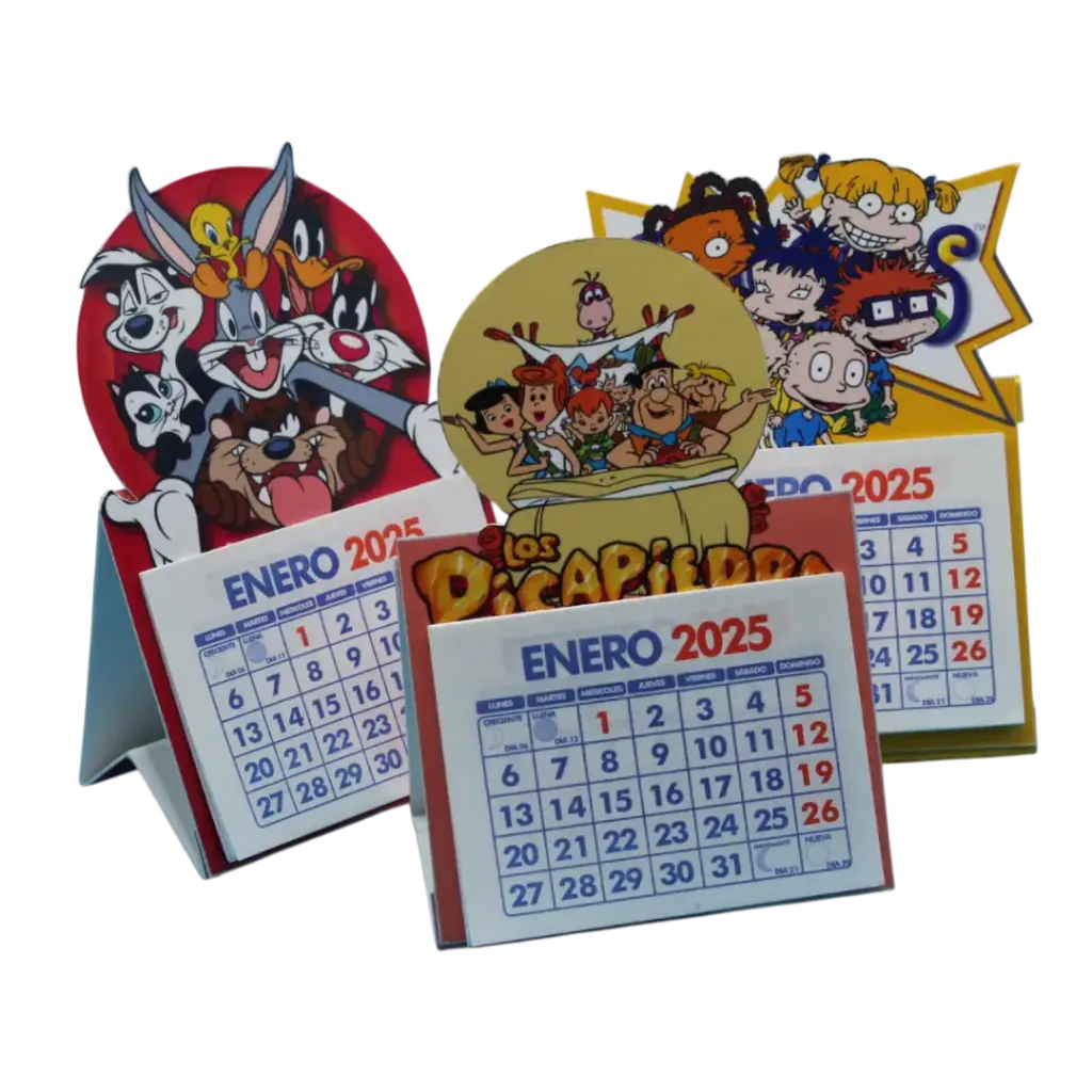 Recuadro tipo mini calendario de escritorio 